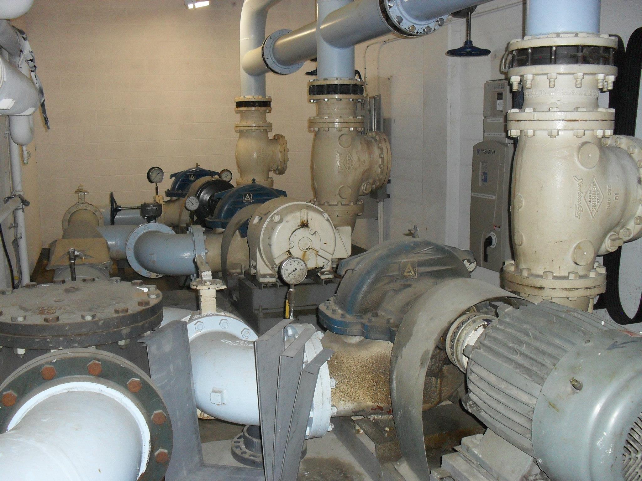 The condenser pumps